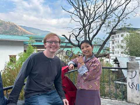 Benjamin Oelkers traveling with the Watson Foundation